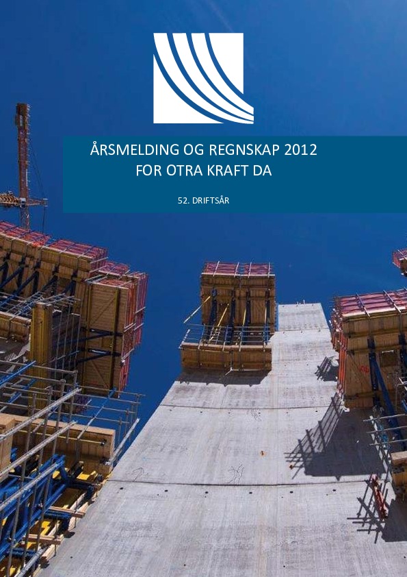 Otra Kraft årsrapport 2012